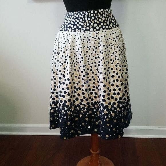 Ellen Tracey Blue Multicolored Sequins Skirt size 6 - Picture 2 of 8